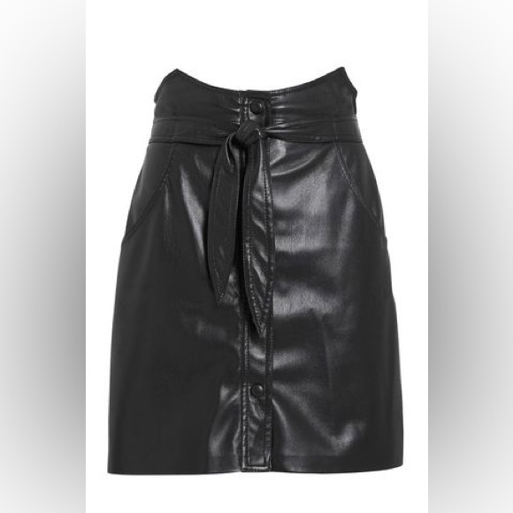 Nanushka western faux leather mini skirt size medium - Picture 8 of 14